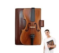 Cuadernos Escolares, Diario de Viaje con Diseño de Violín, Agenda De Sintético Para Estudio, Profesor, Universidad, Recetas