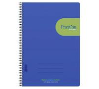 Cuadernos Espiral PRAXTON Innovación, 4º 80H Cuadros 4 mm. Tapa Plástico , Pack x6