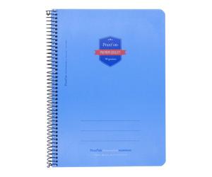 Cuadernos Espiral PRAXTON Premium, Folio 80H Nº46 Tapa Plástico, Pack x6