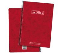Cuadernos Espiral TAURO PREMIER, 4º 80H Pauta 2,5 mm. Tapa Dura, Pack x8