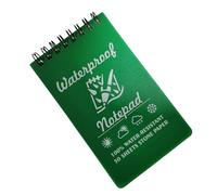 Cuadernos impermeables, prácticos cuadernos de bolsillo, pequeños blocs de notas, espirales, páginas rayadas, bloc de notas de campo para oficina al aire libre, cuadernos impermeables, pequeños blocs