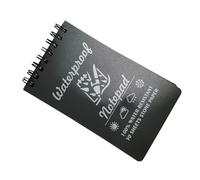 Cuadernos impermeables, prácticos cuadernos de bolsillo, pequeños blocs de notas, espirales, páginas rayadas, bloc de notas de campo para oficina al aire libre, cuadernos impermeables, pequeños blocs