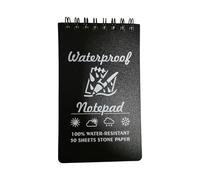 Cuadernos impermeables, prácticos cuadernos de bolsillo, pequeños blocs de notas, espirales, páginas rayadas, bloc de notas de campo para oficina al aire libre, cuadernos impermeables, pequeños blocs