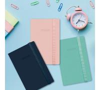 Cuadernos marca CAMPUS modelo LIBRETA MO A6 NB 96H 80G LISO TURQUES