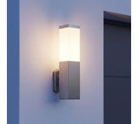 Cuadrada Lámpara Exterior Acero IP44 Blendarm E27 Moderno Betula Wandleuchte
