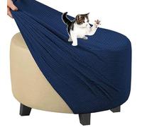 Cuadradas Funda Otomana Redondo Rectángulo Fundas de Reposapiés Sofá Protector de Puff Funda Protectora para Taburete Otomanas Muebles de Reposapiés con Parte Inferior Elástica (Color : @03, Size :