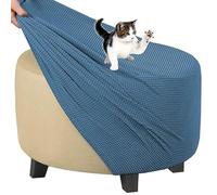 Cuadradas Funda Otomana Redondo Rectángulo Fundas de Reposapiés Sofá Protector de Puff Funda Protectora para Taburete Otomanas Muebles de Reposapiés con Parte Inferior Elástica (Color : @04, Size :