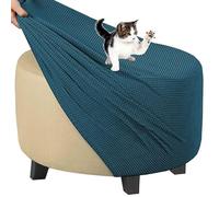 Cuadradas Funda Otomana Redondo Rectángulo Fundas de Reposapiés Sofá Protector de Puff Funda Protectora para Taburete Otomanas Muebles de Reposapiés con Parte Inferior Elástica (Color : @13, Size :