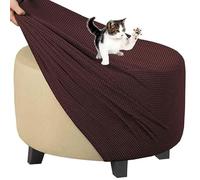 Cuadradas Funda Otomana Redondo Rectángulo Fundas de Reposapiés Sofá Protector de Puff Funda Protectora para Taburete Otomanas Muebles de Reposapiés con Parte Inferior Elástica (Color : @02, Size :