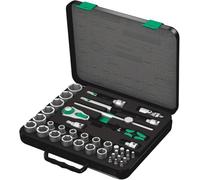 WERA-05003647001-8100 SC 4 Juego de carraca Zyklop Speed - cuadradillo de 1/2", imperial