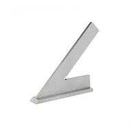 Cuadrado de acero inoxidable de 45 grados, cuadrado de diseño DIN875 para regla de plantilla de marcado de carpintería, herramienta de calibre de ángulo de carpintería y carpintería para guía de corte