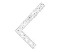 Cuadrado de encuadre Regla en forma de L de acero inoxidable cuadrado de metal de 90 grados para ingeniería de medición de carpintería Ingeniería de artesanía