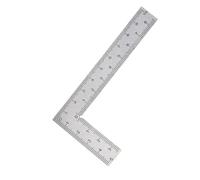 Cuadrado de encuadre Regla en forma de L de acero inoxidable cuadrado de metal de 90 grados para ingeniería de medición de carpintería Ingeniería de artesanía