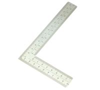 Cuadrado de marco - regla en forma de L | Metal Carpentry Square for 90 Degree Measuring And Layouts, Double side Etching Framing Tool for Engineers And Leather Design