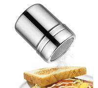 Cuadrado de polvo con tapa | Tablero de harina de acero inoxidable y ladrón de polvo | Pantalla resistente para especias de sal de azúcar Cocoa Coffee Cannamon Cocina Accesorios Hogar Lav