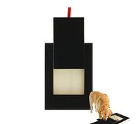 Cuadrado para rascar para Perros, Tabla para rascar Las uñas de los pies de Perros - Rascador de uñas de Madera para Perros - Rascador de uñas de Madera para Perros con Caja de refrigerios