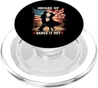 Cuadrado y Bailar Fuera Square Dancing PopSockets PopGrip para MagSafe