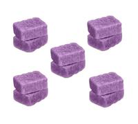 Cuadrados de almizcle sólido perfumado con rosa - 10 x 30 g - Almizcle natural de Marruecos - Perfume sutil y elegante para el cuerpo y el hogar