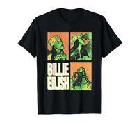 Cuadrados de Fotos Oficiales de Billie Eilish Hit ME Hard and Soft Camiseta, Hombre, Negro, S