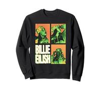 Cuadrados de fotos oficiales de Billie Eilish HIT ME HARD AND SOFT Sudadera