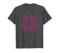 Cuadrados geométricos angulados Formas Rosa Abstracto geometría Arte Camiseta