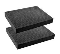 Cuadrícula de espuma de cuadrícula, 2 unidades de 400 x 300 x 50 mm, maletín de herramientas para cámara de espuma, funda para maletín, miniaturas, herramientas de espuma