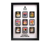 Cuadro 3D Atari Cartuchos Videojuegos 29X40Cm