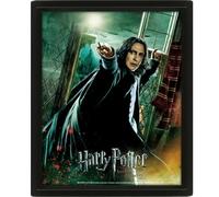 Cuadro 3D Harry Potter Profesor Snape 25 x 20 cm | Ideal para Habitación | Efecto Lenticular | Con Marco | Producto Oficial | Regalo Cinéfilo