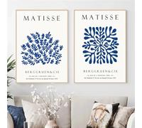 Cuadro abstracto de Matisse con líneas, cuerpo, hojas y leopardo, lienzo para pared, pósteres e impresiones, para decoración del hogar, 50 x 70 cm, 2 piezas, sin marco