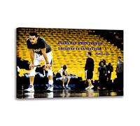 Cuadro Artístico De Baloncesto Stephen Curry Póster Cuadros De Pared para Decoración De Sala De Estar Dormitorio Deporte Lienzo Ventilador Regalo (Art-2,30x45 cm(Sin Marco))