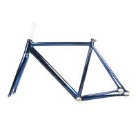 Cuadro bicicleta carretera 700C en aleación de aluminio ligera, cuadro competición cierre rápido, tallas 49/52/55/58 cm, incluye horquilla delantera, fácil montaje y ajuste(Color-13,52cm)