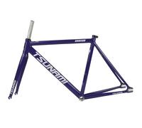 Cuadro bicicleta carretera 700C en aleación de aluminio ligera, cuadro competición cierre rápido, tallas 49/52/55/58 cm, incluye horquilla delantera, fácil montaje y ajuste(Color-4,55cm)