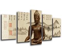 Cuadro Buda fotografico Base Madera, 165 x 62 cm, Buda, Buddha, Relax, Zen, Meditacion Ref. 26089