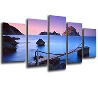 Cuadro Buda fotografico Base Madera, 165 x 62 cm, Paisaje Atarceder Mar Ref. 26036