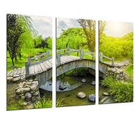 Cuadro Buda fotografico Base Madera, 97 x 62 cm, Paisaje Puente de Madera, Naturaleza Ref. 26050
