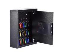 Cuadro Clave con Un Código Numérico para 40 Ganchos | 30 X 10 X 34 Cm De Llave Segura con Bloqueo De Electrónica | Construcción De Acero De Alta Seguridad, Que Incluye Material De Montaje 4 Tornillos