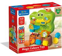 Cuadro Clementoni con Formas, Juego Anillos, Banco de Trabajo, Árbol Con Bolas