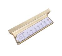 Cuadro Completo De Comparación Piedras Preciosas Con Resistente Circonita Cúbica Herramienta Fabricación Guías Quilates Para Joyeros Accesorios Joyería