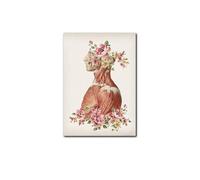 Cuadro de arte pared con estructura muscular del cuerpo humano, póster lienzo médico anatomía Retro, imagen educativa, decoración sala estudio(Picture B,60x90cm Unframed)