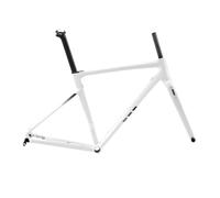 Cuadro de bicicleta de carretera 700C de 41 cm, 45 cm, 48 cm, 51 cm y 54 cm, de aleación de aluminio, con freno de disco, eje pasante F12 x 100 mm, R12 x 142 mm, horquilla de fibra de carbono, e