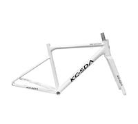 Cuadro de Bicicleta de Carretera 700C de 47 cm y 50 cm de aleación de Aluminio, con Freno de Disco y Eje pasante F12 x 100 mm R12 x 142 mm, diseño Cortavientos.