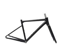 Cuadro de Bicicleta de Carretera 700C de 47 cm y 50 cm de aleación de Aluminio, con Freno de Disco y Eje pasante F12 x 100 mm R12 x 142 mm, diseño Cortavientos.