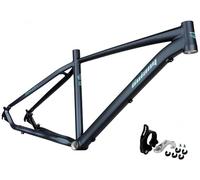Cuadro De Bicicleta De Montaña Rígida, Cuadro De 17'' Fabricado En Aleación De Aluminio, Cuadro De MTB XC De 26'', Freno De Disco, Cierre Rápido QR De 135 Mm Dark Green,M17