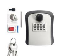 Cuadro De Claves para El Ensamblaje De Pared Caja De Tecla Segura del Área Exterior - 4 Dígitos Código De Seguridad De Llave, Llave Resistente A Intemperie, para Teclas O Pequeños Objetos De Valors