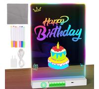 Cuadro de Dibujo Brillante para - Mensajes Y Suministros 1200mAh - Tabla de Escritura Acrílico LED - Para Niñas Estudiantes Preparativos Guardería Clase Escuela Casa Juegos Actividad Grupo