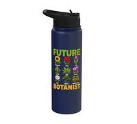 Cuadro De Identificación De Flores Y Plantas Lindas Del Stainless Steel Insulated Water Bottle