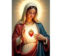 Cuadro De Lienzo Cristiano Vintage Religioso De Jesús Y La Virgen María Del Sagrado Corazón, Póster De Arte Católico Del Santo Niño Jesús, Decoración Cristiana Para El Hogar A4 40X50Cm Sin Marco