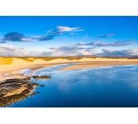 Cuadro de madera de 80 x 50 cm: la costa entre Kiltoorish Bay Beach y Sheskinmore Bay entre Ardara y Portnoo en Donegal - Irlanda (162474351)