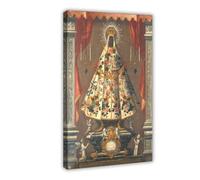 Cuadro de Madonna negra de 1745, póster artístico y arte de pared, marco moderno para decoración de dormitorio familiar, 60 x 90 cm