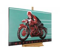 Cuadro de metal en relieve 3D 'A Bet' | Escultura mural 120x80x6cm
